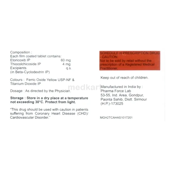 brutaflam mr 4mg tablet 10's